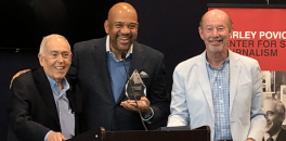 ESPN’s Michael Wilbon Accepts Lacy-Smith Award