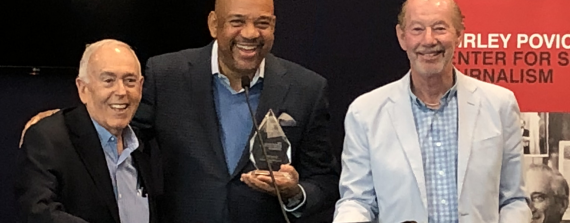 ESPN’s Michael Wilbon Accepts Lacy-Smith Award