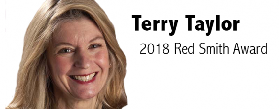 Terry Taylor wins 2018 Red Smith Award